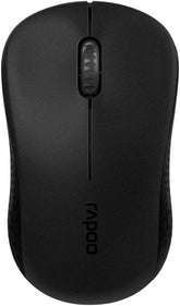 RAPOO M20 Wireless Mosuse, 2.4 GHz with USB Nano Receiver, Optical Tracking, Ambidextrous, PC/Mac/Laptop - Black